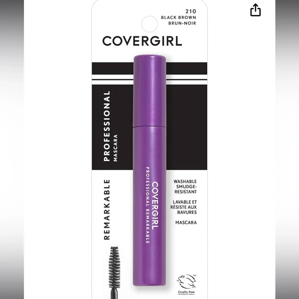 COVERGIRL Professional Remarkable Waterproof Mascara Black Brown 210 0.3 Ounce*